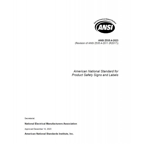 ANSI NEMA Z535.4-2023 ANSI NEMA Z535.4-2023